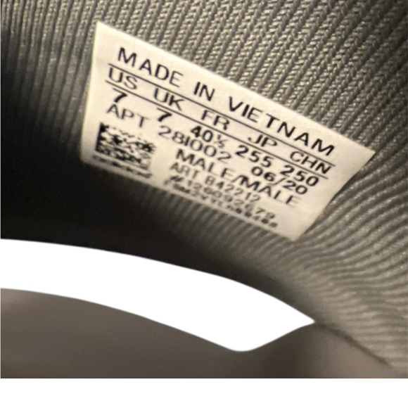 Adidas Gray and White Footwear